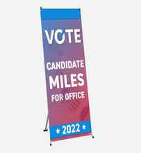 X Banner Stand with Custom Banner
