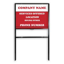 Custom H-Frame & Banjo Signs for Real Estate & Business | Choose Frame & Size/Orientation