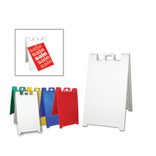A-Frame Sidewalk Sign with 2 Custom Sign Panels