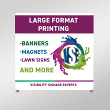 Large Double Sided Tension Fabric Display | Choose Single or Double Sided, Straight or Curved (8ft & 10ft)