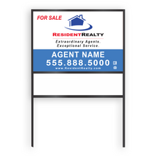 Resident Realty Commercial Sign (Med) | 36"W x 24"H Aluminum Panel (040"), Double Sided | Horizontal [Only Available for Local Delivery or Pick Up]_2022