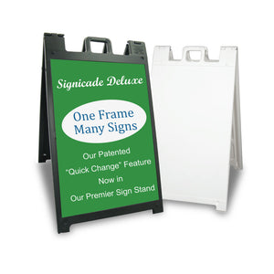 Signicade Deluxe | Includes 2 Custom Panels (24"W x 36"H)