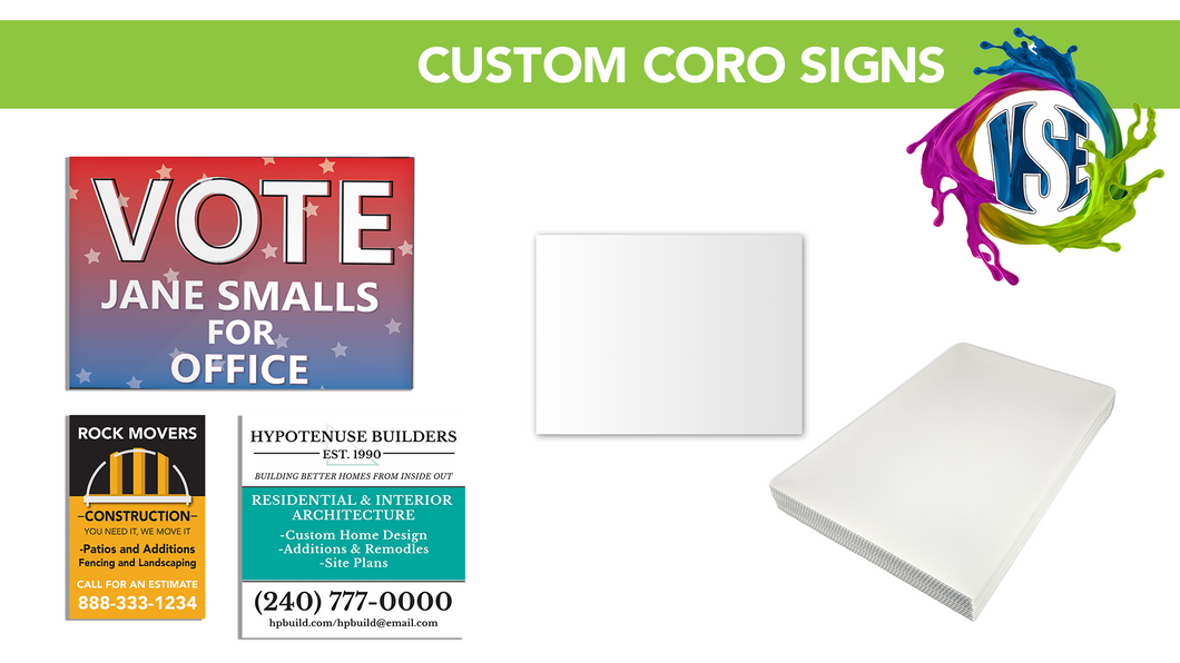 Custom Coroplast™ Sign - Thick